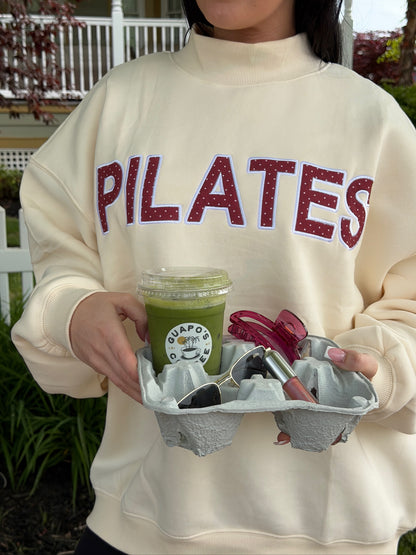 Pilates Polka Dot Mockneck