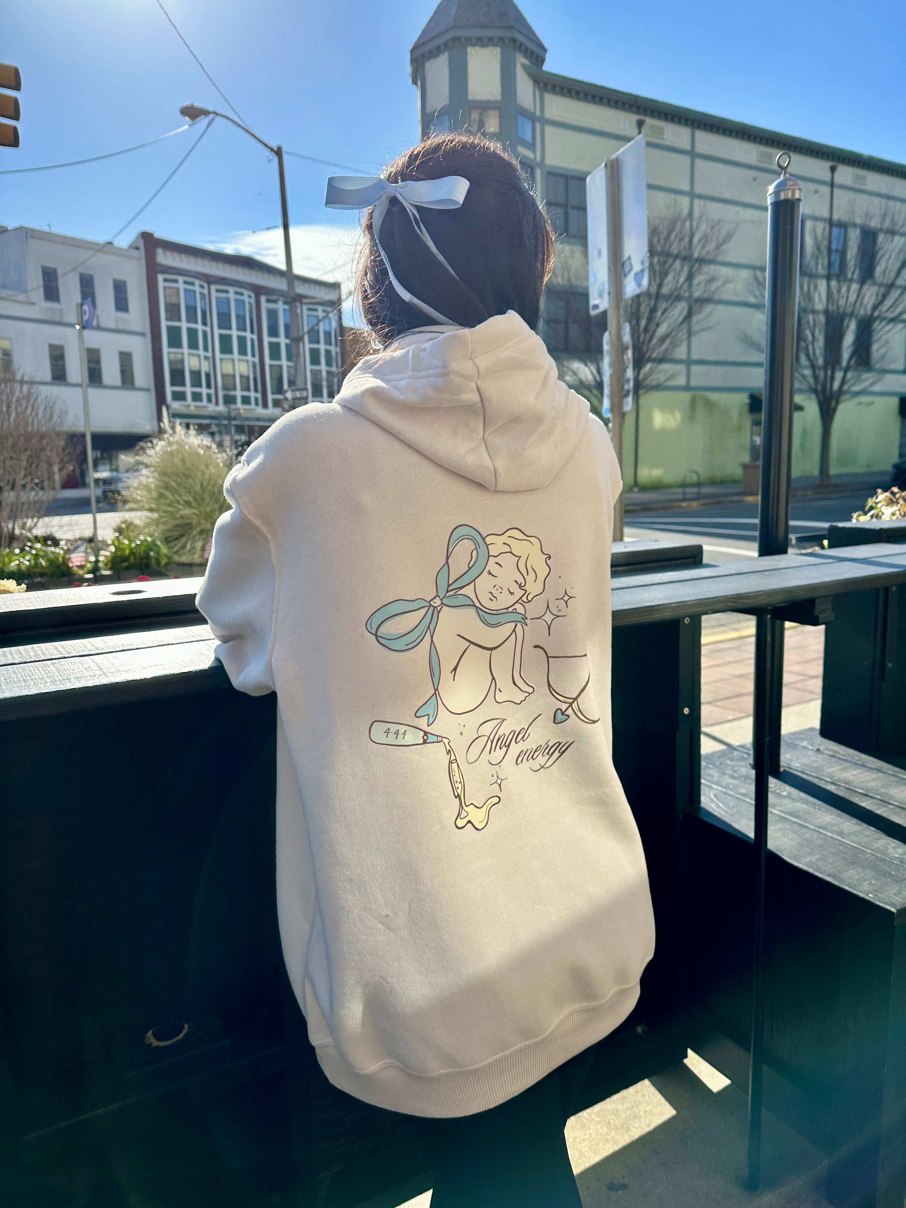 ANGEL ENERGY DRAWSTRING HOODIE