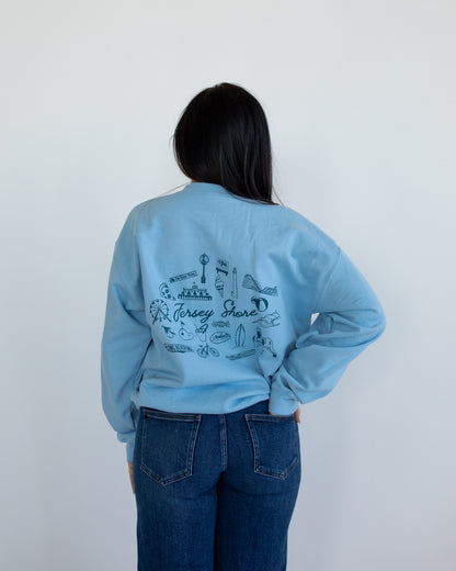 JERSEY SHORE CREWNECK