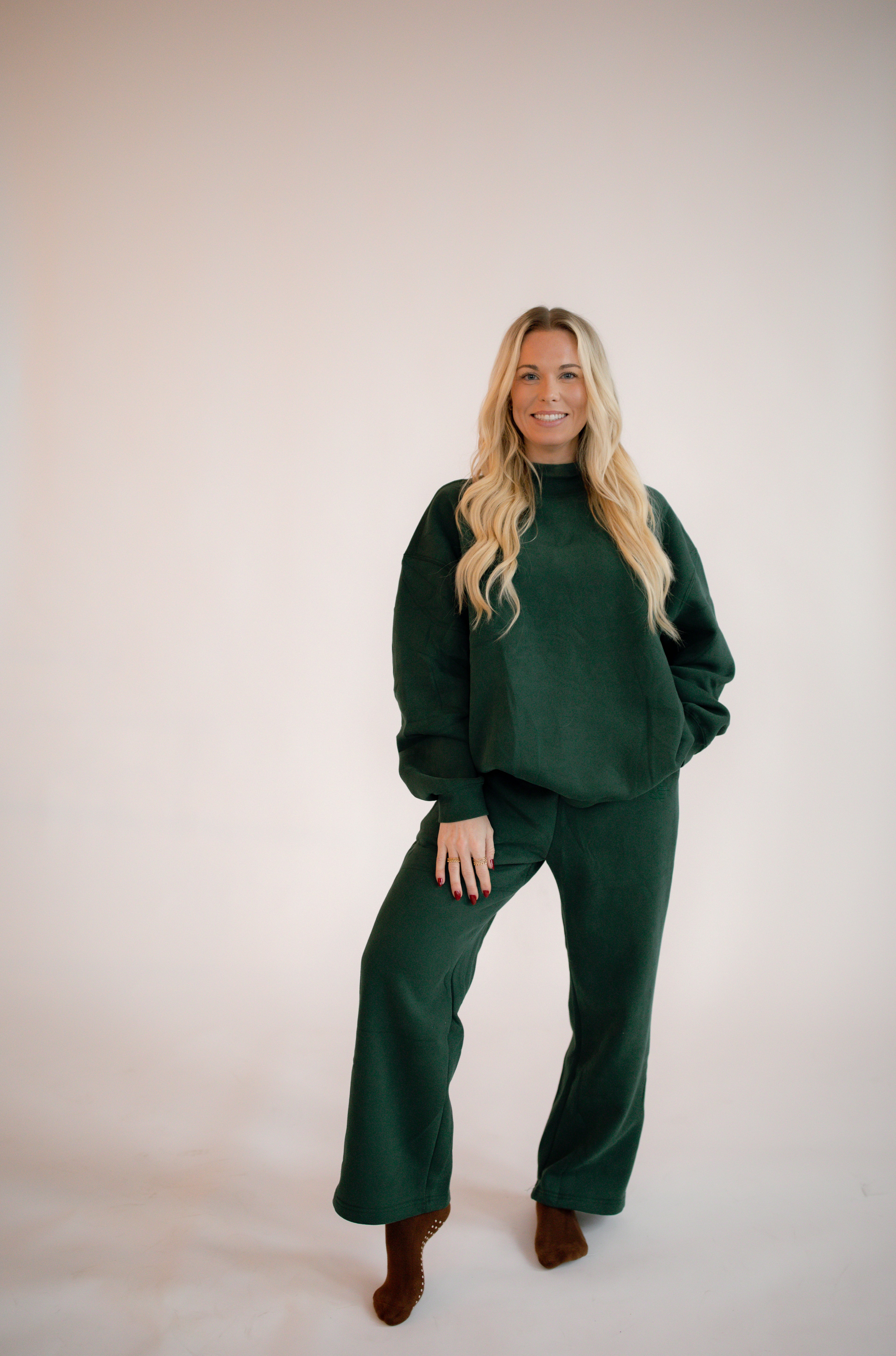 Serendipity Monstera Mockneck