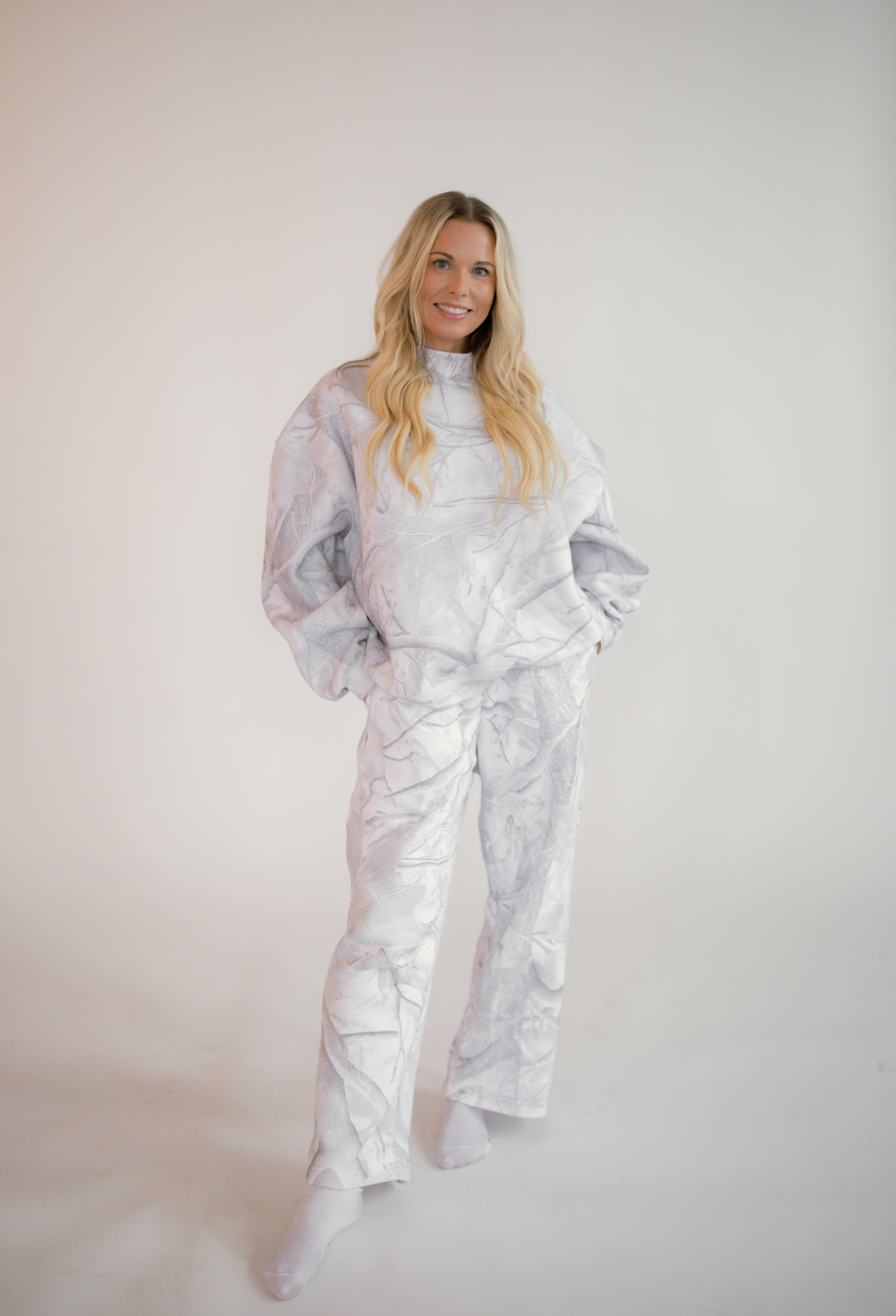 Serendipity Snow Camo Mockneck