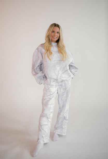 Serendipity Snow Camo Mockneck