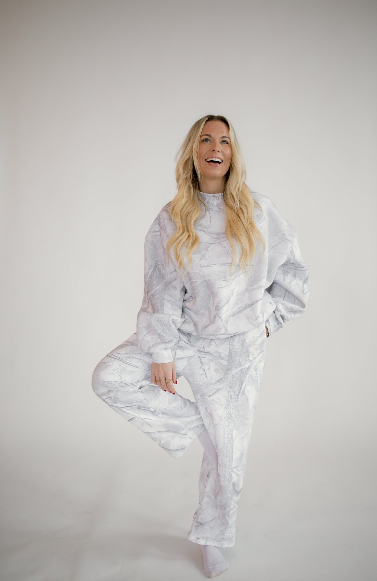 Serendipity Snow Camo Mockneck