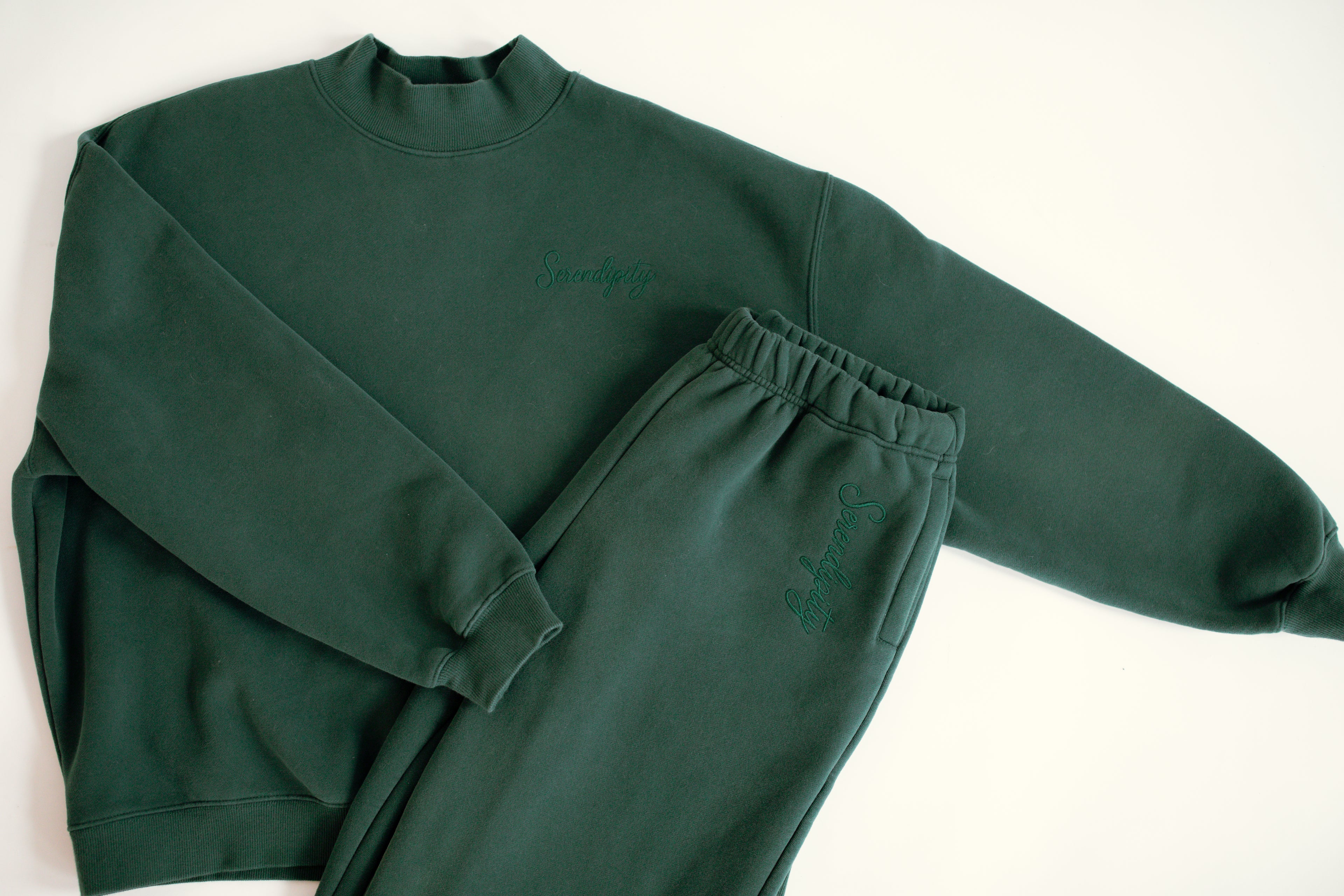 Serendipity Monstera Mockneck