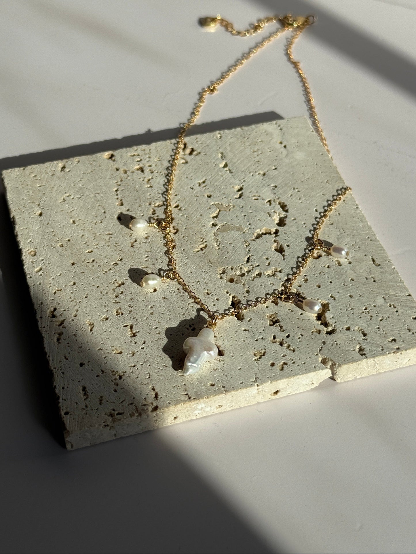 Coastal Cross Necklace