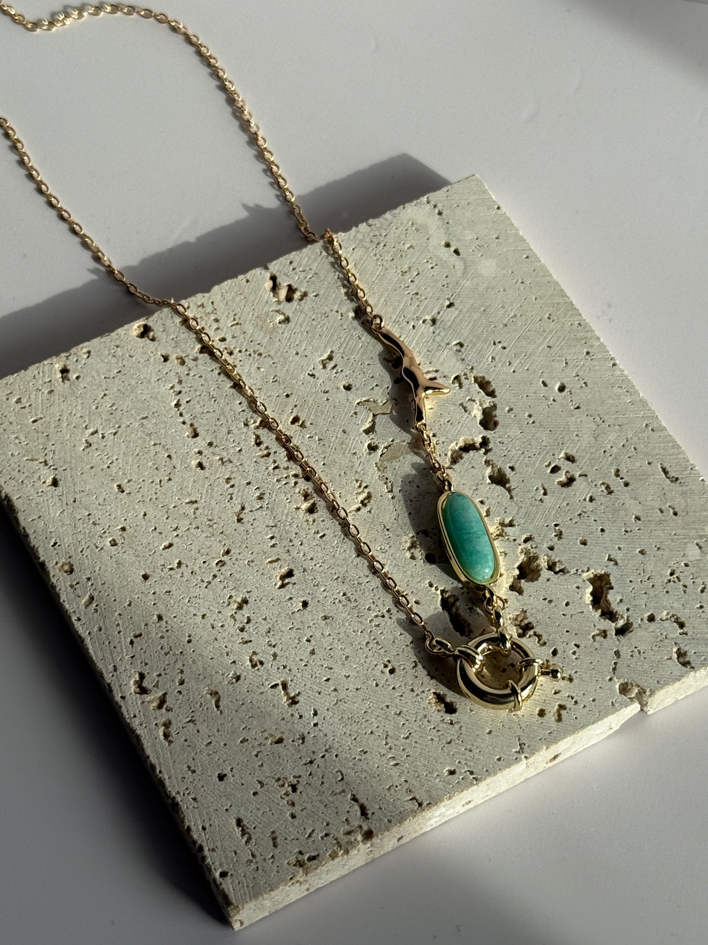 Amazonite Toggle Necklace
