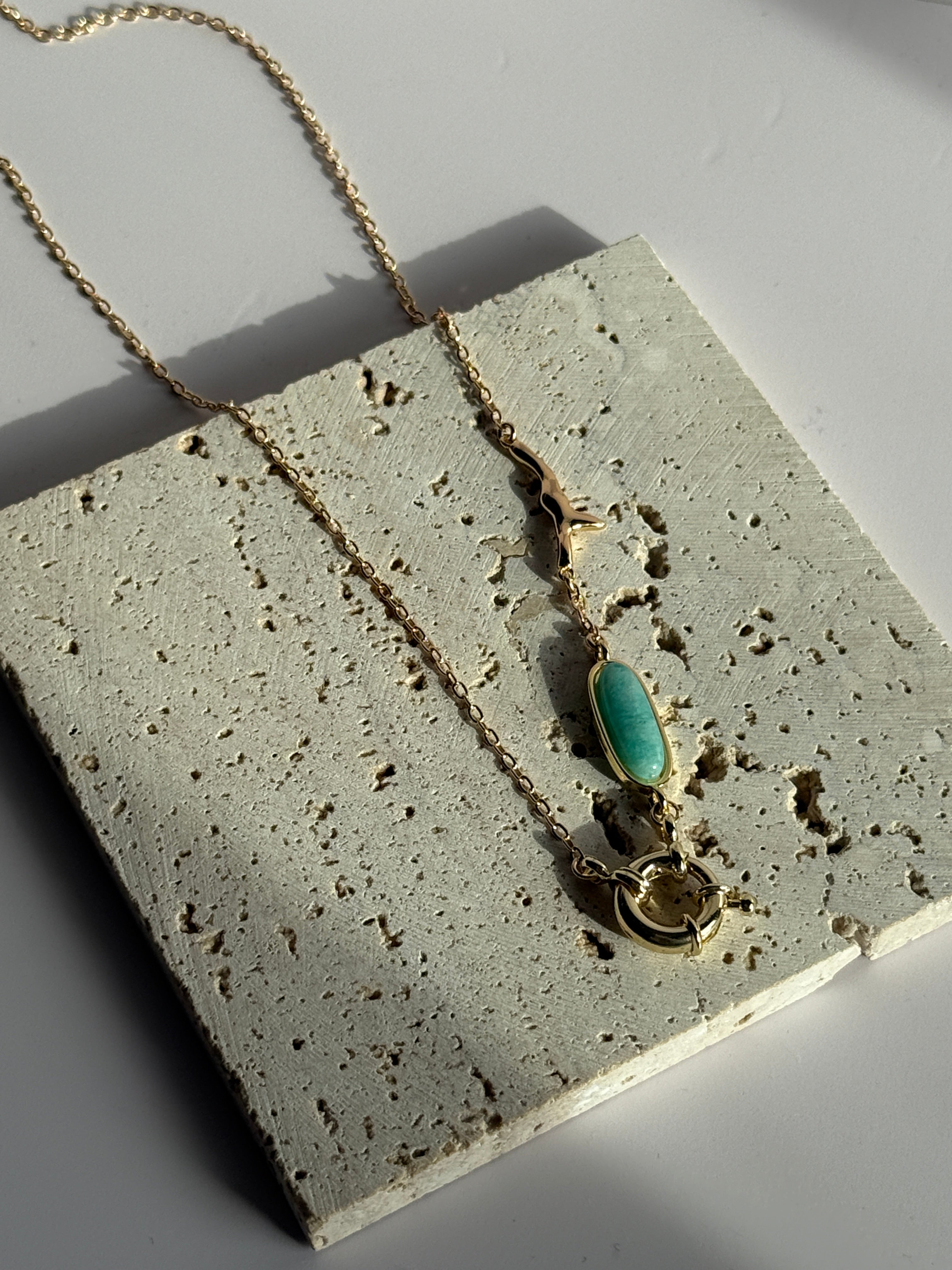 Amazonite Toggle Necklace