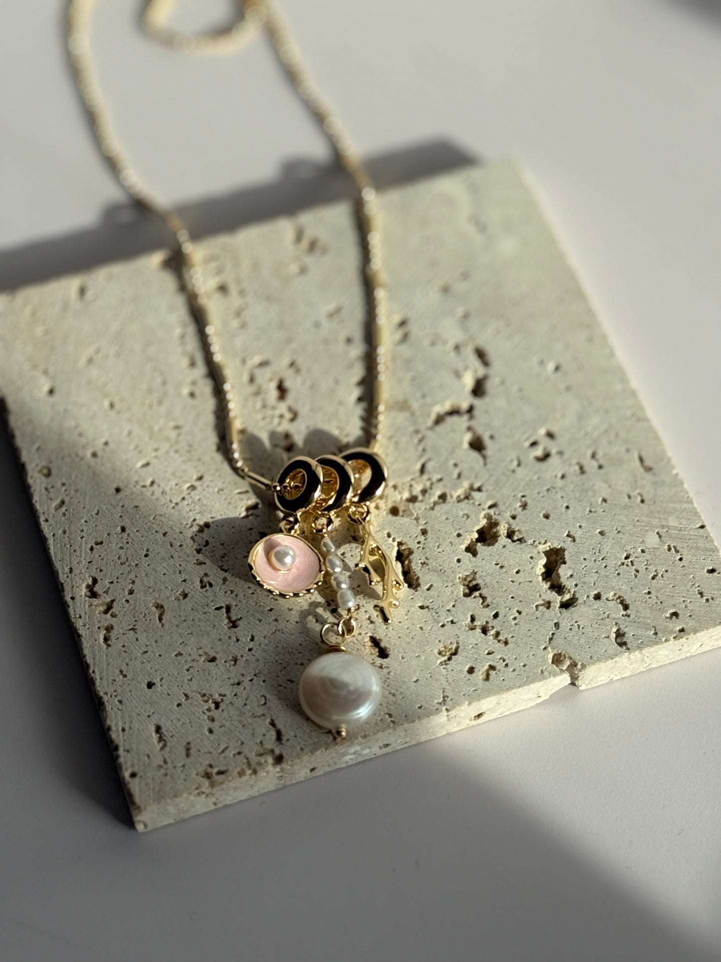 Golden Shoreline Necklace