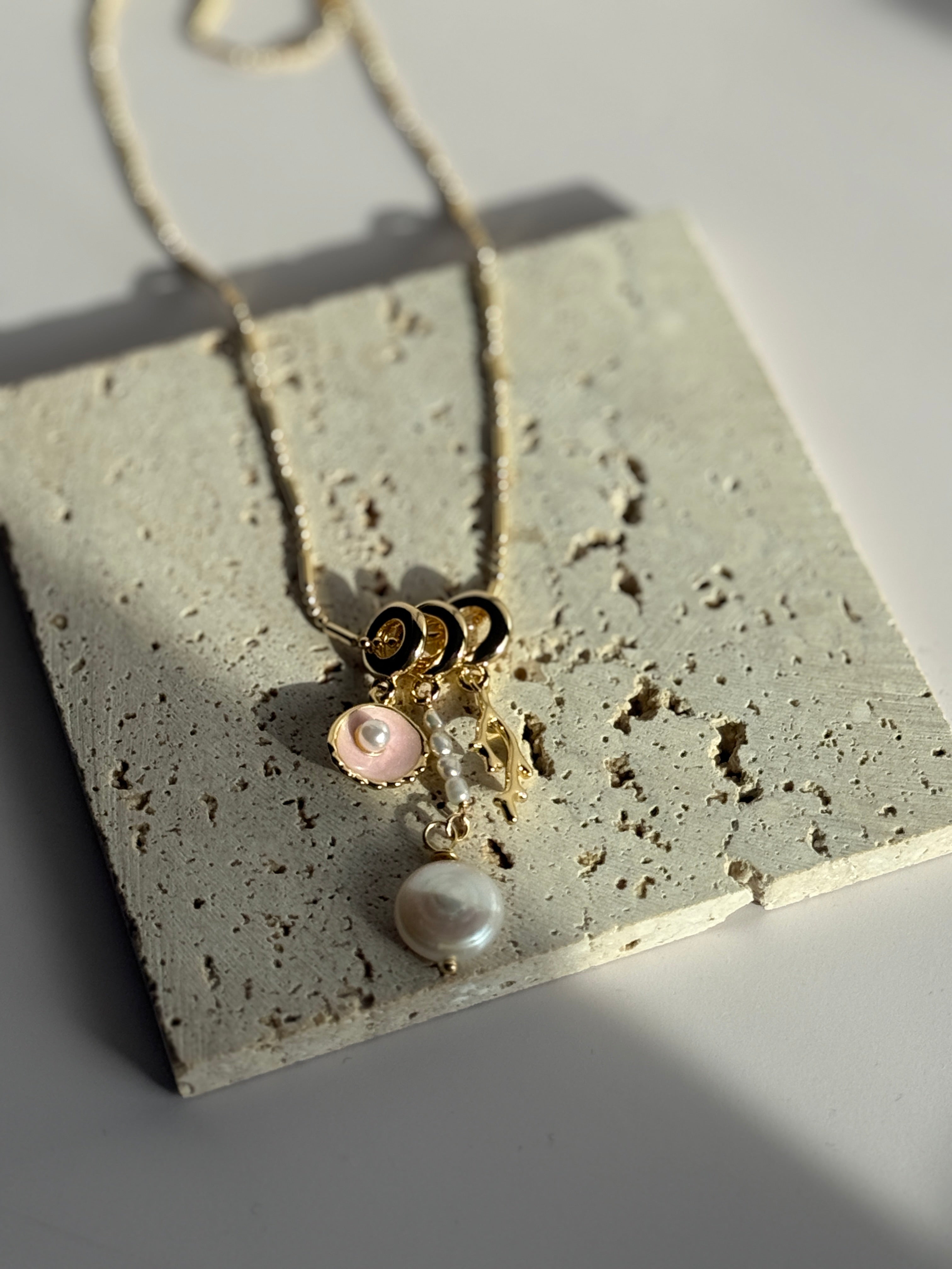 Golden Shoreline Necklace