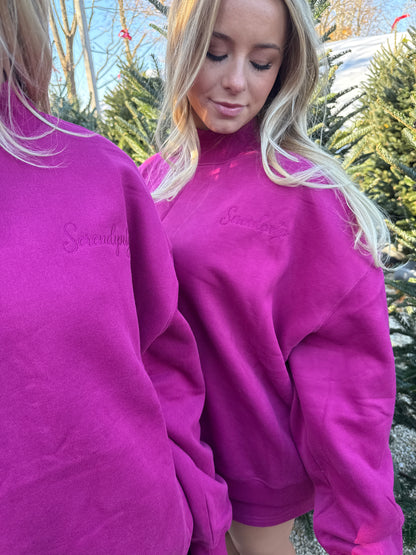 Serendipity Berry Mockneck