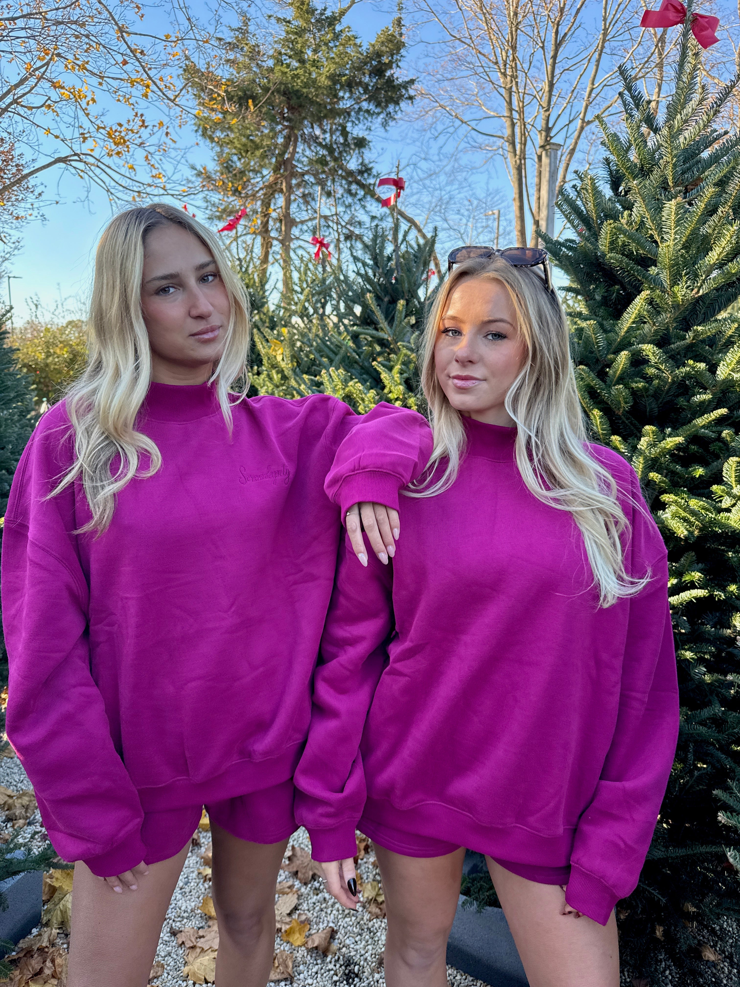 Serendipity Berry Mockneck