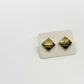 Authentic Louis Vuitton Buttons | Repurposed Gold Filled Earring Set