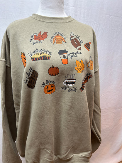 FALL STAPLES CREWNECK