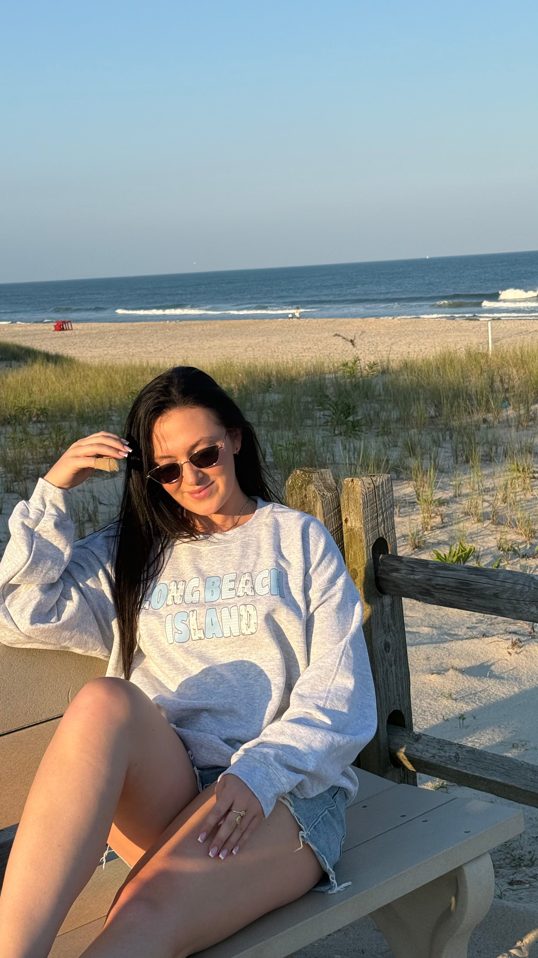 LONG BEACH ISLAND COASTAL CORE CREWNECK