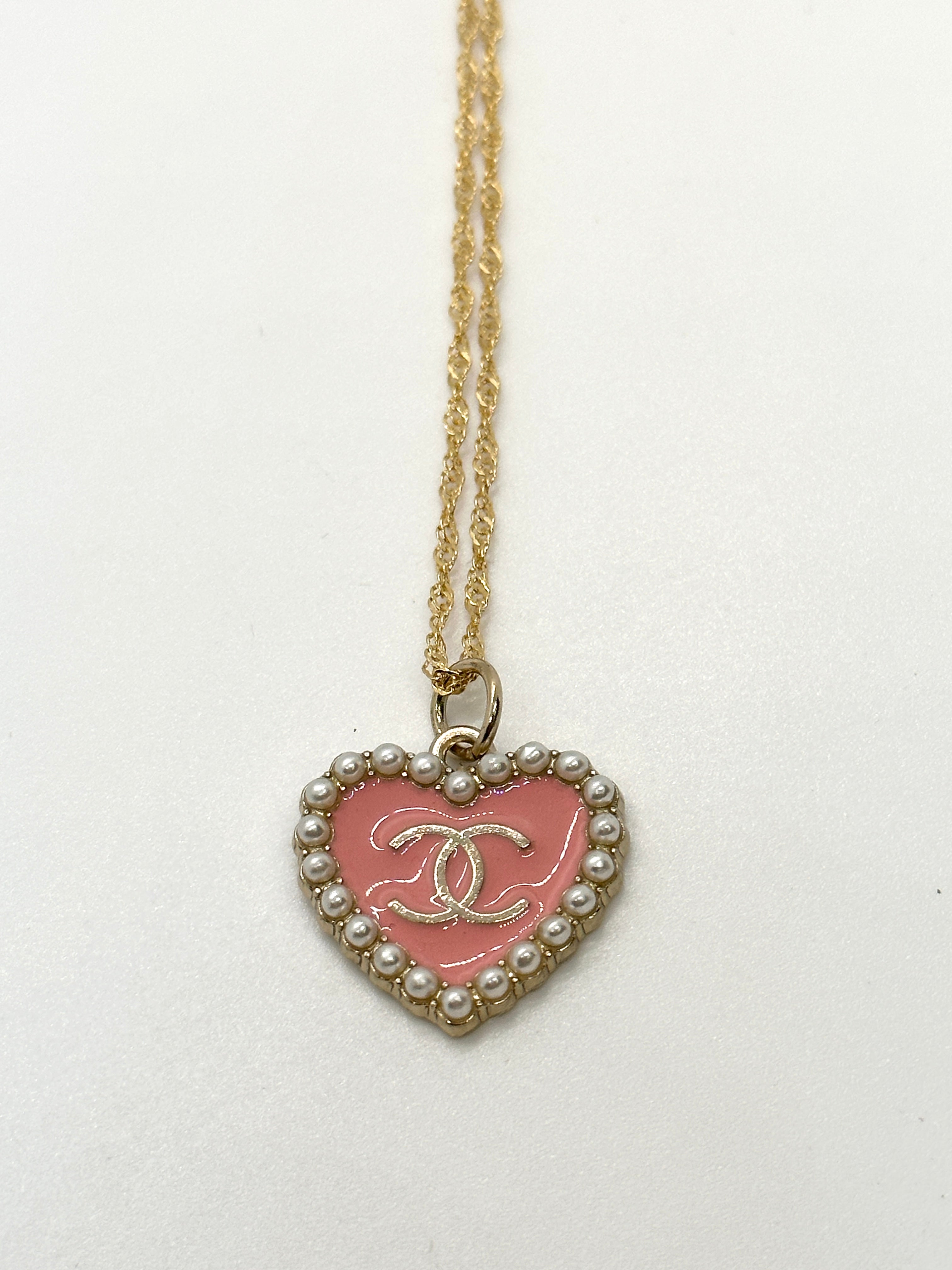 Pink Chanel Heart 