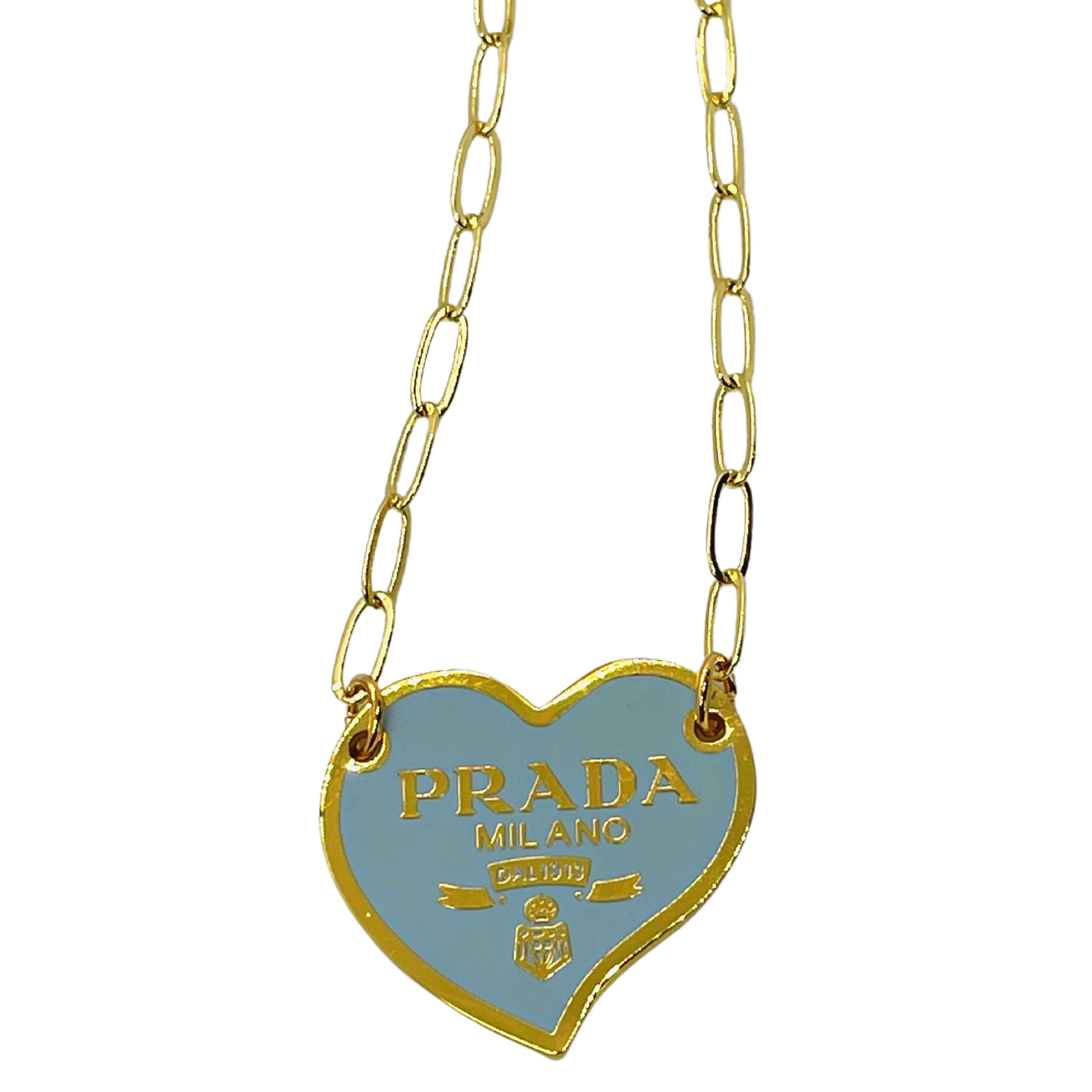 Prada pendant necklace deals