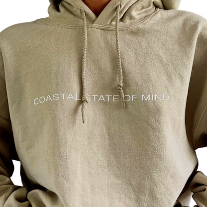 COASTAL STATE OF MIND DRAWSTRING HOODIE