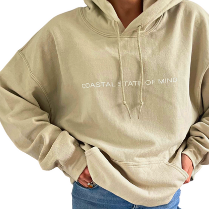 COASTAL STATE OF MIND DRAWSTRING HOODIE