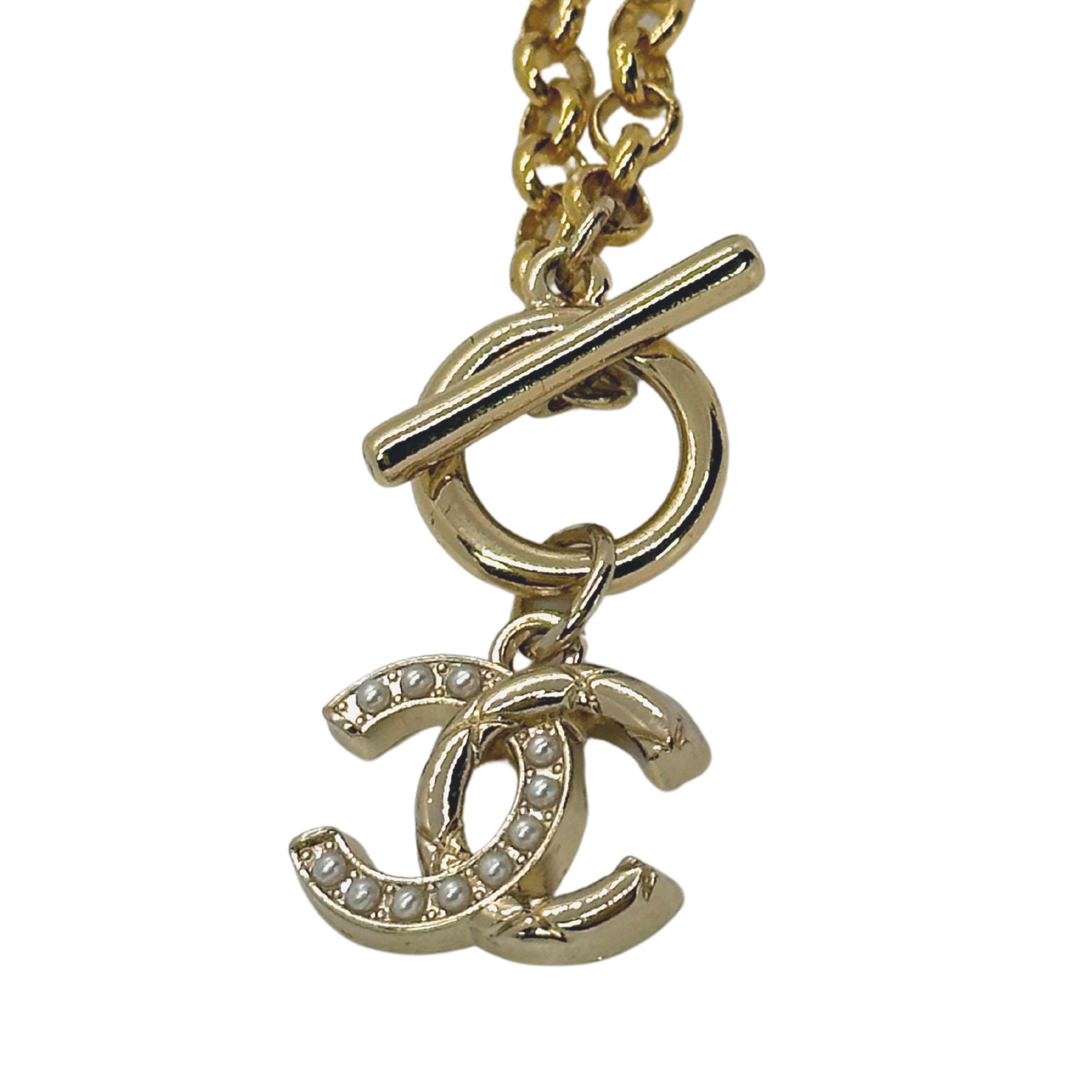 Chanel Necklace Dainty Chanel Pendant Solid Sterling Silver
