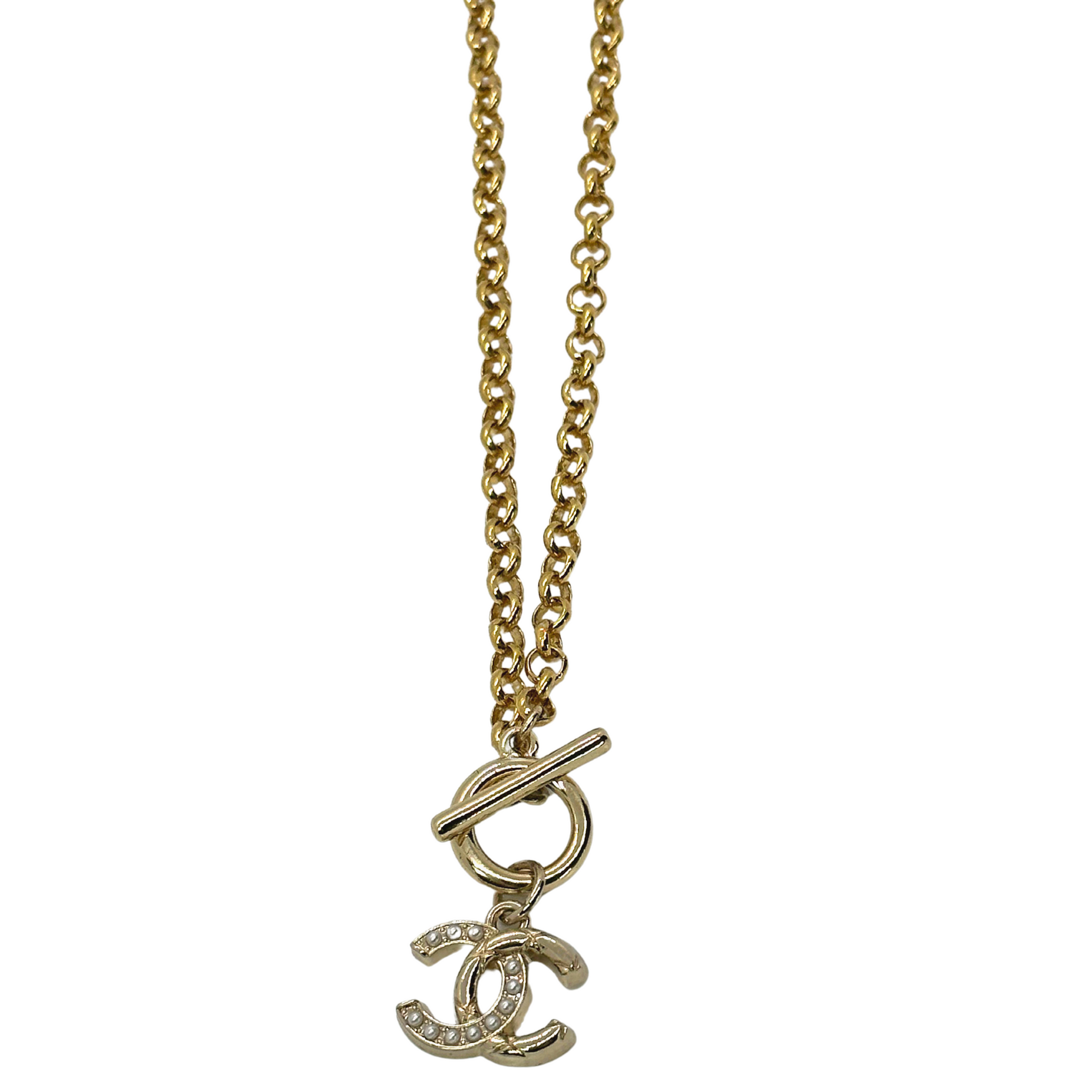 Chanel Pearl Pendant Necklace