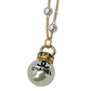 Authentic Chanel Faux Pearl Charm | Reworked Gold 16-18" Necklace