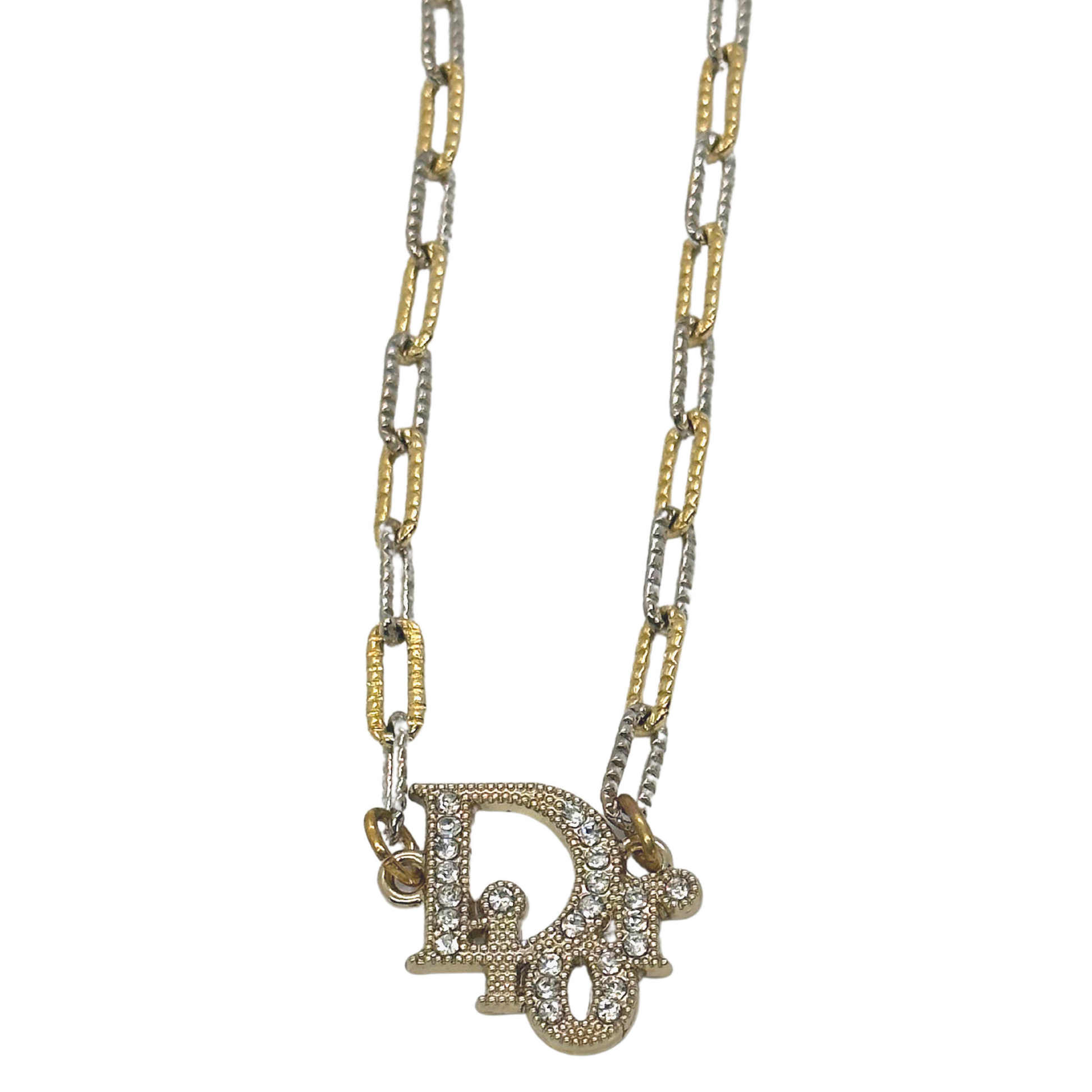 Reworked discount dior necklace