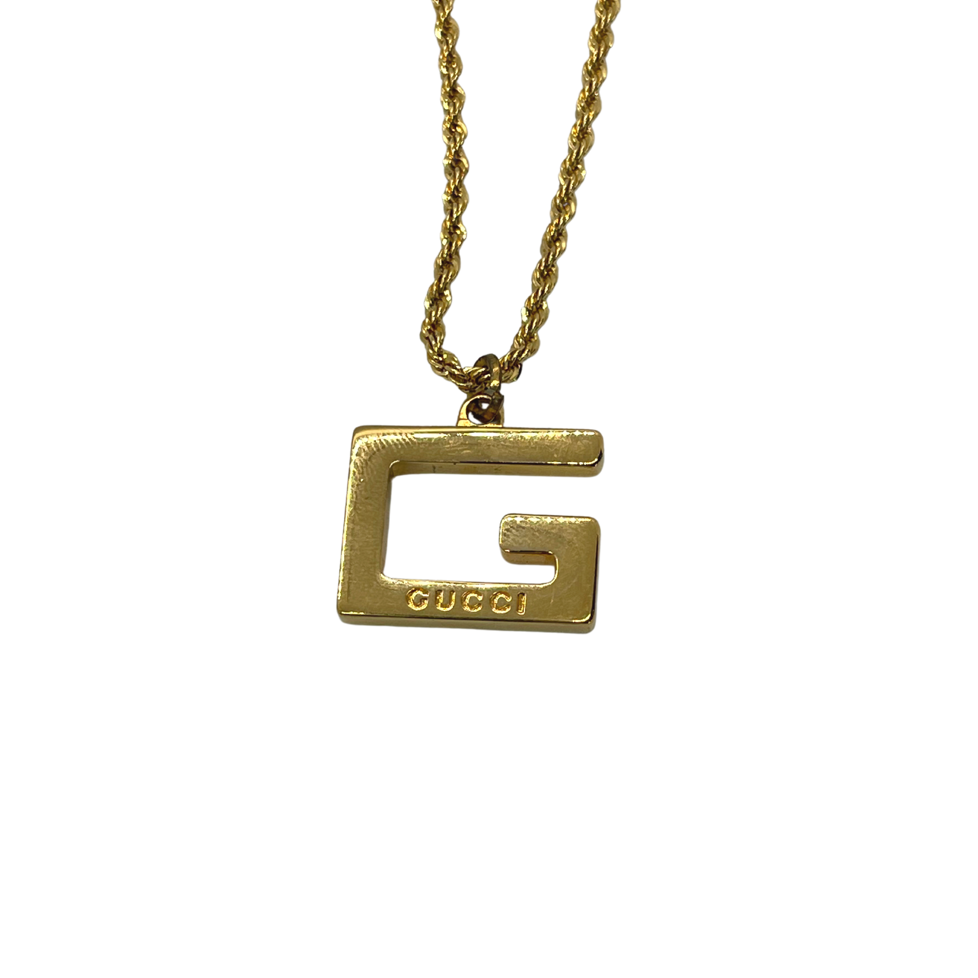Logo sterling silver necklace in silver - Gucci | Mytheresa