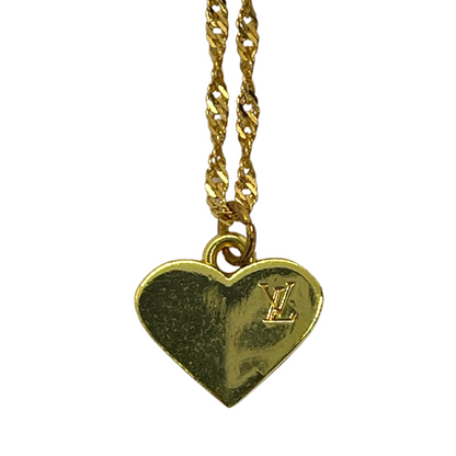  Authentic Louis Vuitton Heart Pendant