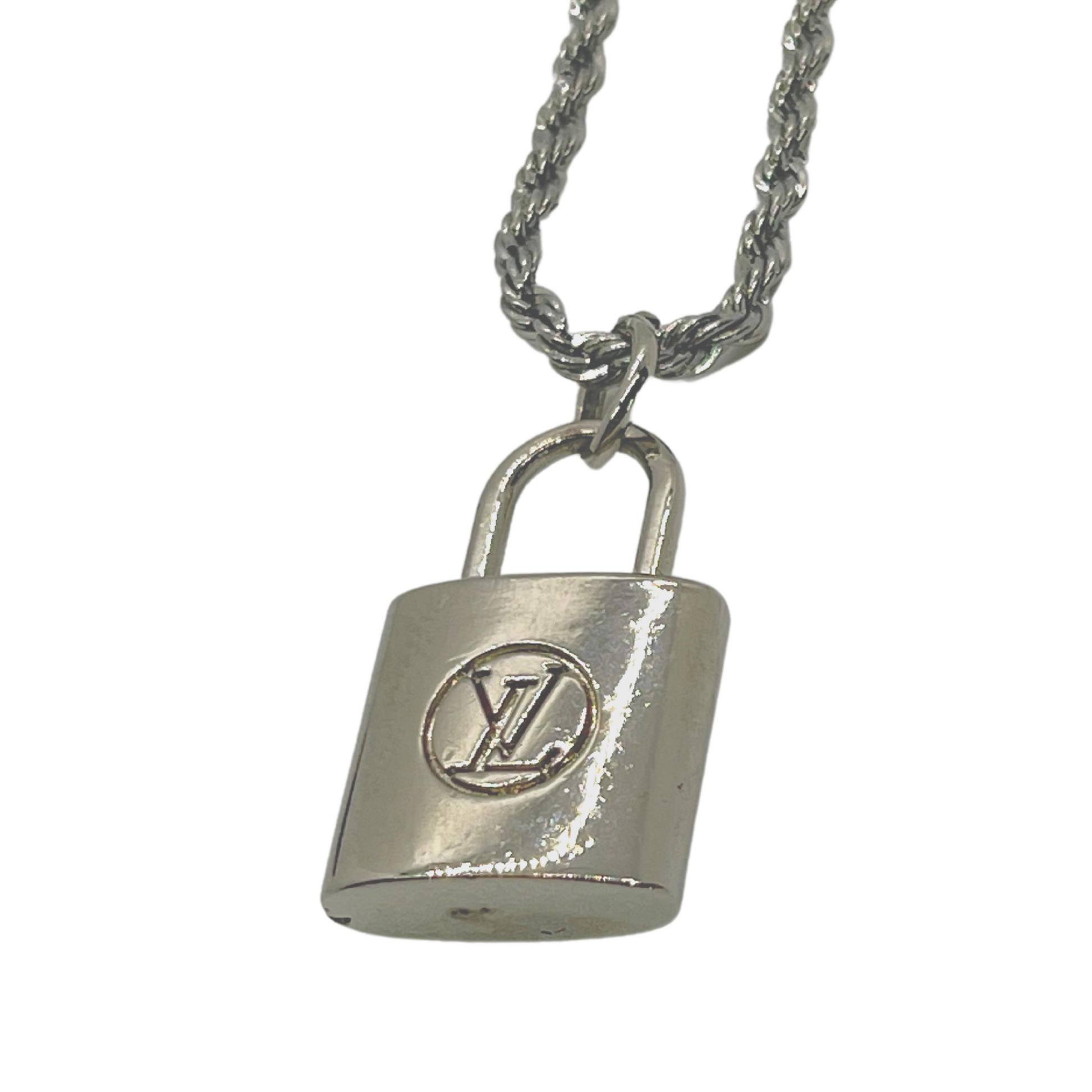 Vintage Louis Vuitton Lock Necklace