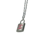 Authentic Chanel Pink Lock Pendant | Reworked Silver 20" Necklace