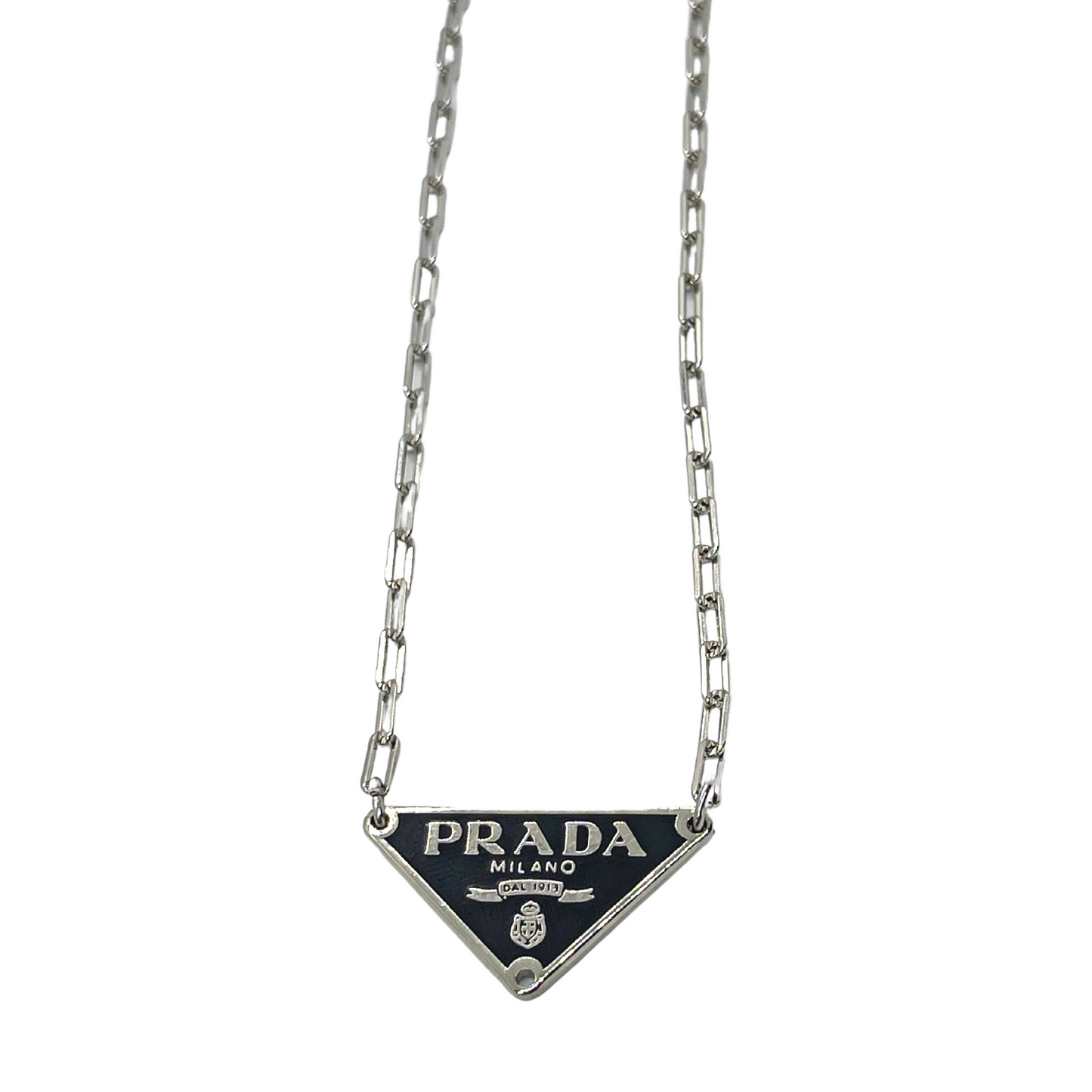 Prada online pendant necklace