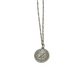 Authentic Louis Vuitton Coin Pendant | Reworked Silver 16" Necklace