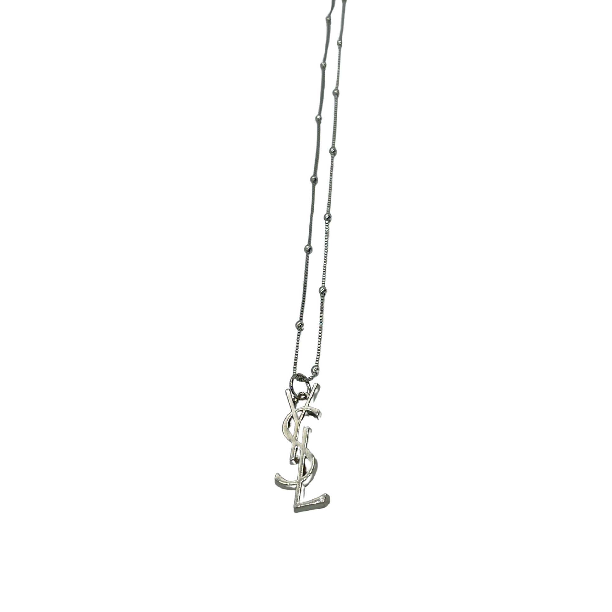 Ysl 2025 necklace silver
