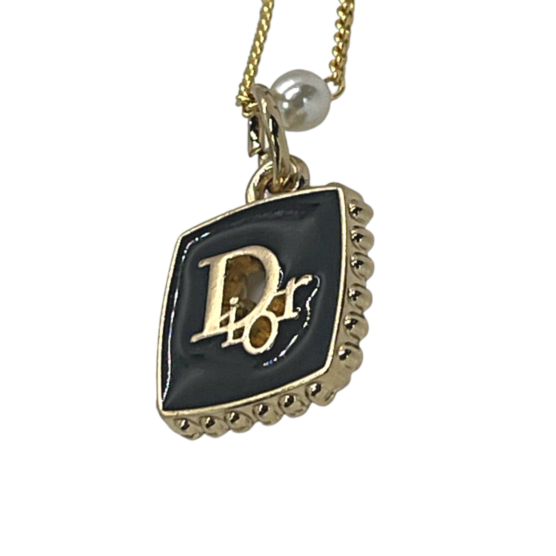 Reworked discount dior necklace